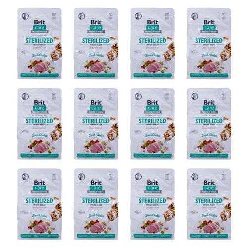 Karma dla kota BRIT Care Sterilized Urinary Kurczak 12 x 400 g