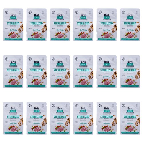 Karma dla kota BRIT Care Sterilized Urinary Kurczak 18 x 400 g