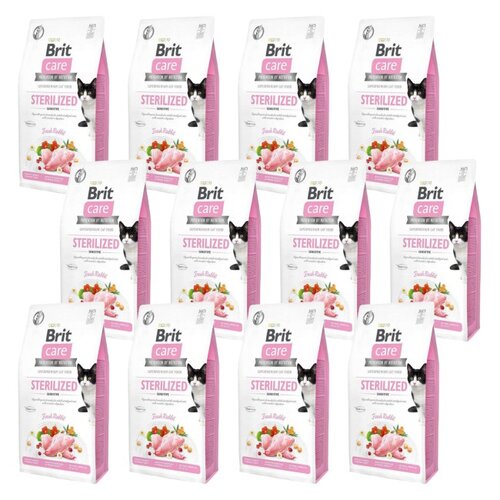 Karma dla kota BRIT Care Sterilized Sensitive Królik 12 x 2 kg