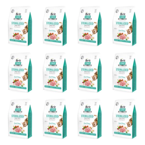 Karma dla kota BRIT CARE Grain Free Sterilized Urinary Kurczak 12 x 2 kg