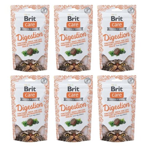 Przysmak dla kota BRIT Care Snack Digestion 6 x 50 g