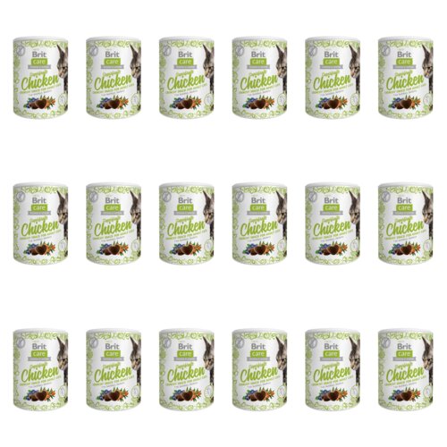 Przysmak dla kota BRIT CARE Cat Snack Superfruits Chicken 18 x 100 g
