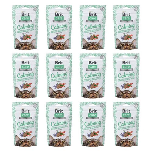 Przysmak dla kota BRIT CARE Snack Calming 12 x 50 g