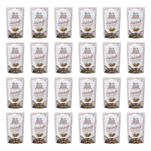 Przysmak dla kota BRIT CARE Snack Hairball 24 x 50 g