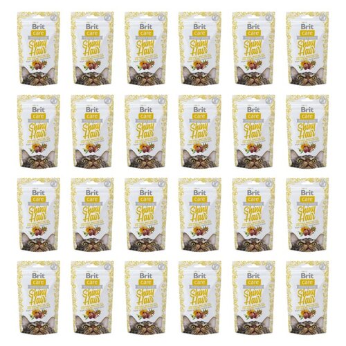 Przysmak dla kota BRIT CARE Snack Shiny Hair 24 x 50 g
