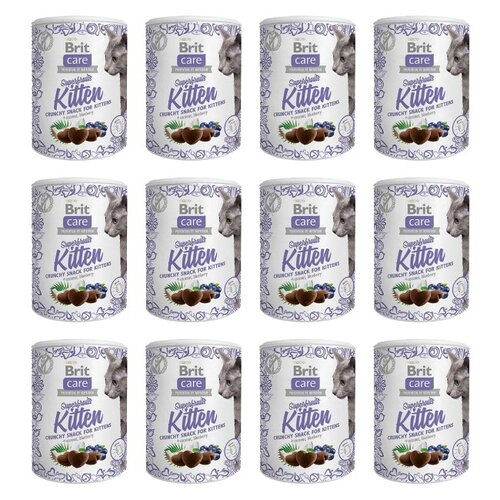 Przysmak dla kota BRIT CARE Cat Snack Superfruits Kitten 12 x 100 g