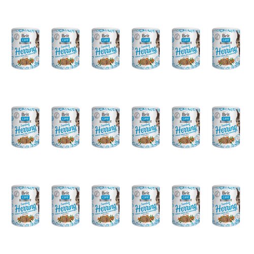 Karma dla kota BRIT CARE Snack Superfruits Herring 18 x 100 g