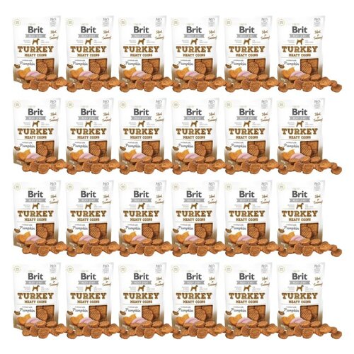 Przysmak dla psa BRIT Jerky Turkey Meaty Coins Pumpkin 24 x 80 g