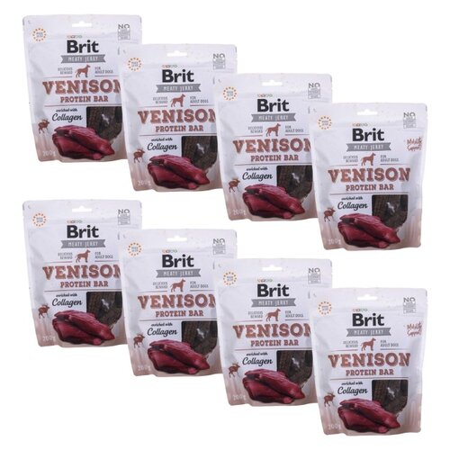 Przysmak dla psa BRIT Jerky Venison Protein Bar 8 x 200 g