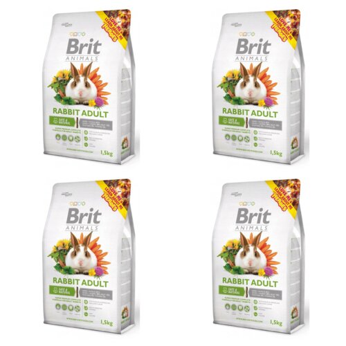 Karma dla gryzoni BRIT Rabbit Adult Complete 4 x 1.5 kg