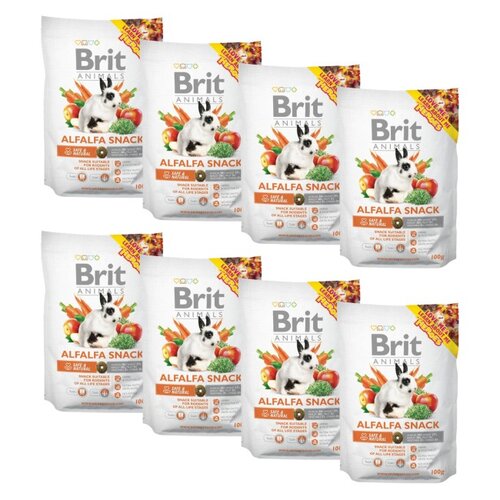 Karma dla gryzoni BRIT Animals Alfalfa Snack 8 x 100 g
