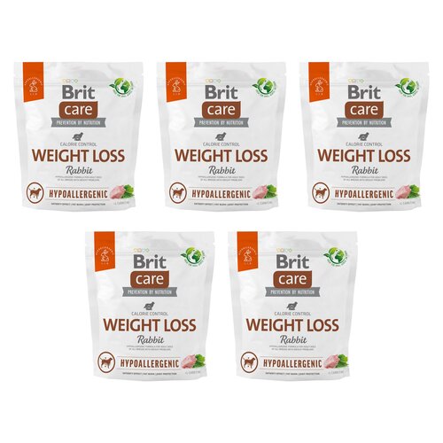 Karma dla psa BRIT CARE Dog Hypoallergenic Weight Loss 5 x 1 kg