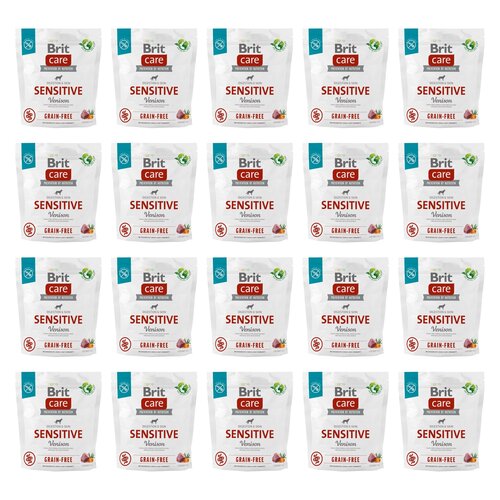 Karma dla psa BRIT  Care Dog Grain Free Sensitive Venison Dziczyzna  z ziemniakami 20 x 1 kg