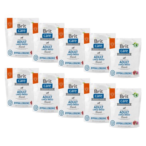 Karma dla psa BRIT CARE Hypoallergenic Jagnięcina z ryżem 10 x 1 kg