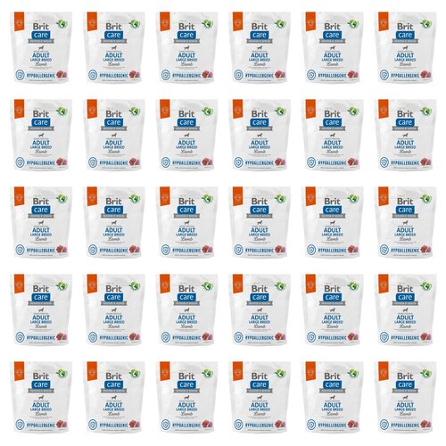 Karma dla psa BRIT CARE Hypoallergenic Jagnięcina z ryżem 30 x 1 kg