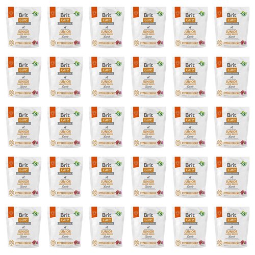 Karma dla psa BRIT Care Hypoallergenic Junior Jagnięcina z ryżem 30 x 1 kg