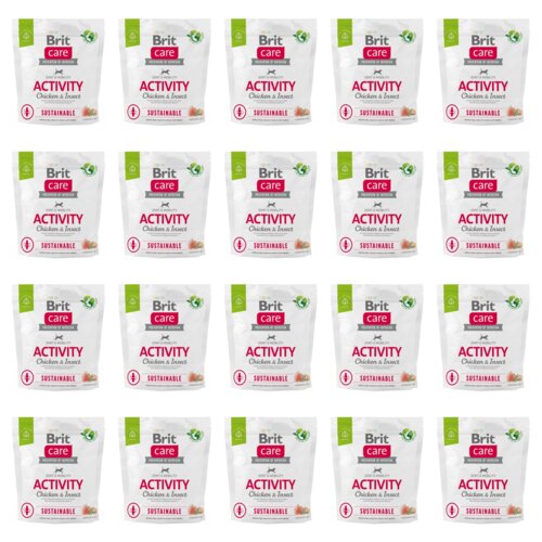 Karma dla psa BRIT CARE Sustainable Activity Kurczak i owady 20 x 1 kg