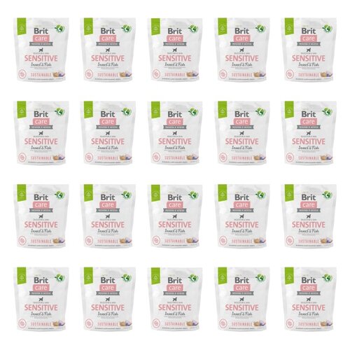 Karma dla psa BRIT Care Sustainable Sensitive Owady i ryba 20 x 1 kg