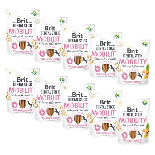 Przysmak dla psa BRIT Dental Stick Mobility Collagen&Curcuma 10 x 251 g