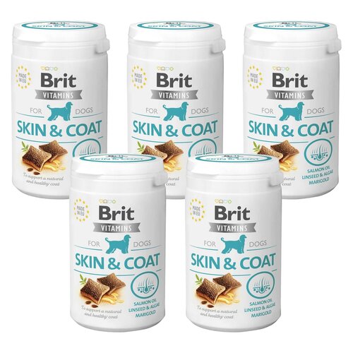 Przysmak dla psa BRIT Vitamins Skin&Coat 5 x 150 g