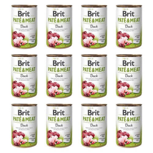 Karma dla psa BRIT Paté & Meat Kaczka 12 x 800 g