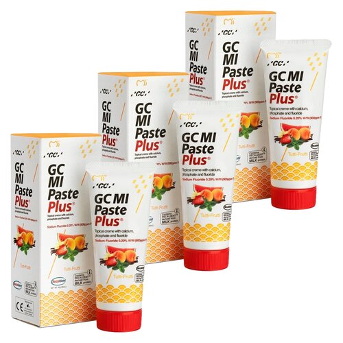 Pasta do zębów GC Tuttu Fruttu Mi Paste Plus 35 ml 3 szt.