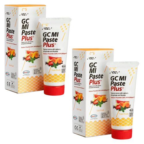 Pasta do zębów GC Tuttu Fruttu Mi Paste Plus 35 ml 2 szt.