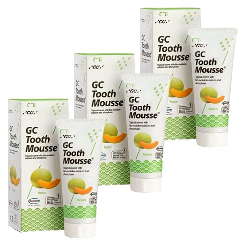 Pasta do zębów GC Tooth Mousse Melon 35 ml 3 szt.