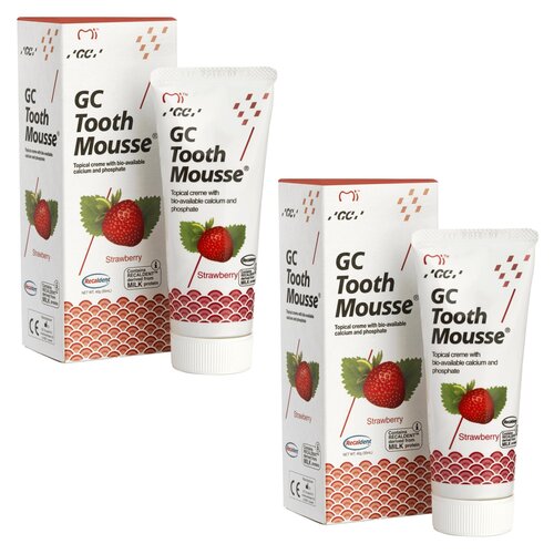 Pasta do zębów GC Tooth Mousse Truskawka 35 ml 2 szt.