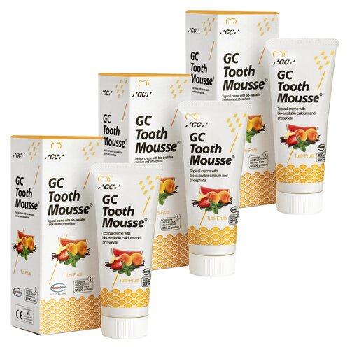 Pasta do zębów GC Tooth Mousse Tutti Frutti 35 ml 3 szt.