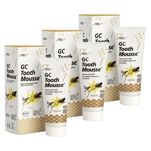 Pasta do zębów GC Tooth Mousse Wanilia 35 ml 3 szt.