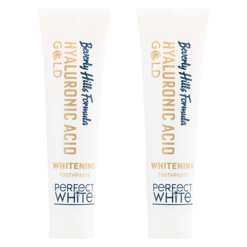 Pasta do zębów BEVERLY HILLS Perfect white gold 100 ml 2 szt.
