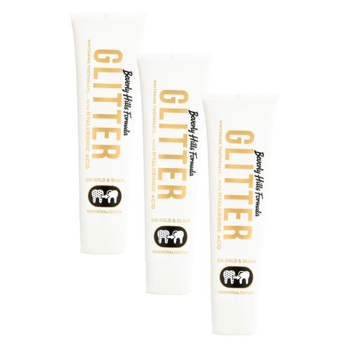 Pasta do zębów BEVERLY HILLS Glitter 100 ml 3 szt.