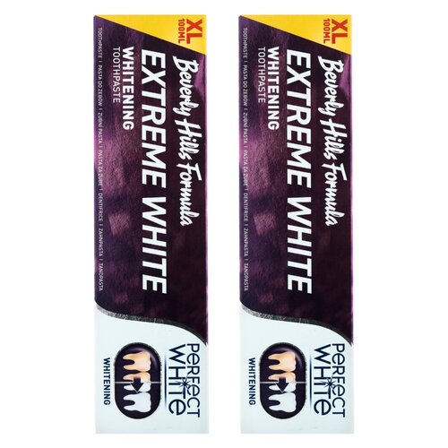 Pasta do zębów BEVERLY HILLS Perfect extreme white 100 ml 2 szt.