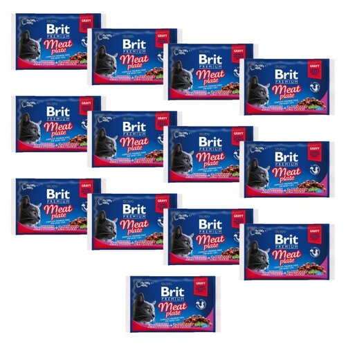 Karma dla kota BRIT Premium z mięsem 52 x 100 g