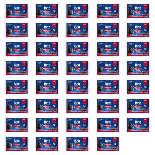 Karma dla kota BRIT Premium z mięsem 156 x 100 g