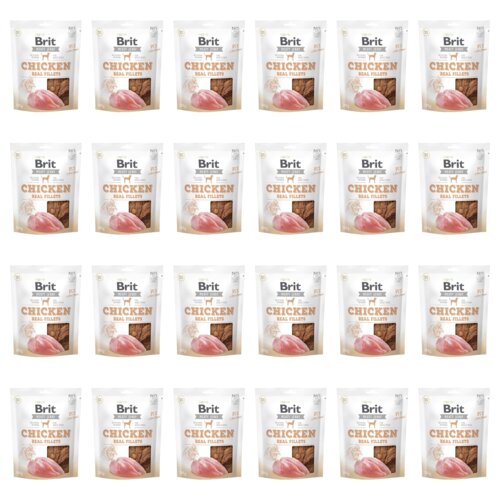 Przysmak dla psa BRIT Jerky Chicken Fillets 24 x 200 g