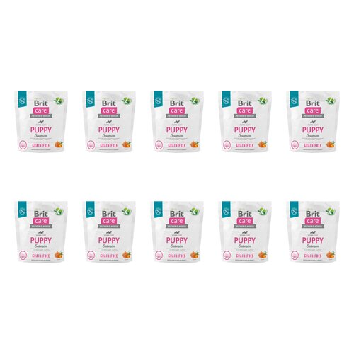 Karma dla psa BRIT Care Grain-Free Puppy Łosoś 10 x 1 kg