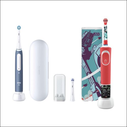 Szczoteczka magnetyczna ORAL-B IO My Way + Szczoteczka rotacyjna ORAL-B D100 Kids Star Wars