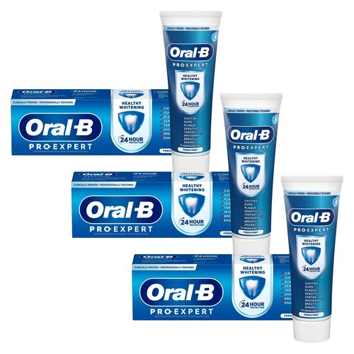 Pasta zębów ORAL-B Pro-Expert Healthy Whitening 75 ml 3 szt.