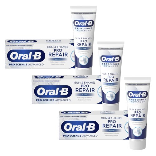 Pasta do zębów ORAL-B Pro-Science Advanced Gums & Enamel 75 ml 3 szt.