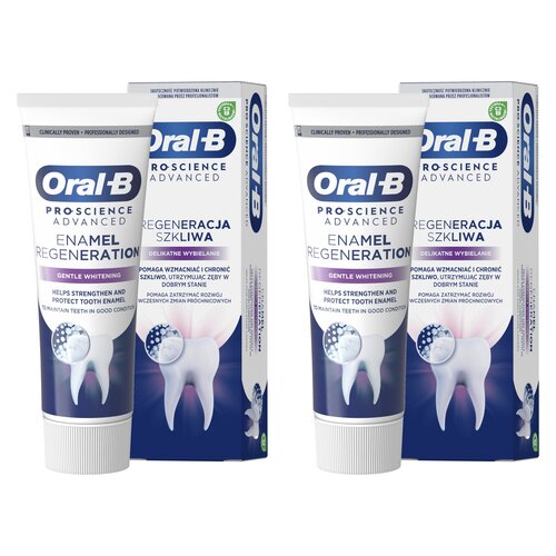 Pasta do zębów ORAL-B Professional Regenerate enamel gentle whitening 75 ml 2 szt.