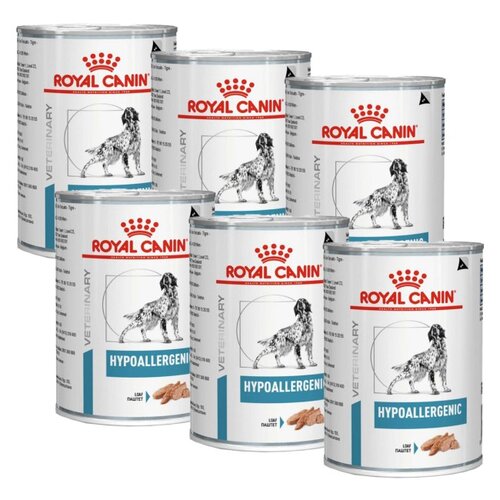 Karma dla psa ROYAL CANIN Hypoallergenic 6 x 400 g