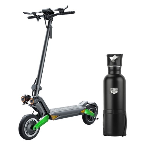 Hulajnoga elektryczna RUPTOR R6 75km 2x800W 2 amortyzatory 10" Zielony + Bidon termiczny FISCHER z uchwytem 86057 750 ml