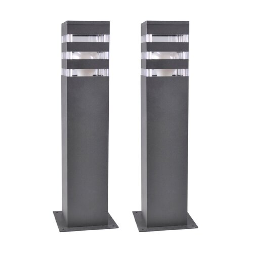 Lampa ogrodowa GOLDLUX Teksas 316172 Grafitowy 2 szt.
