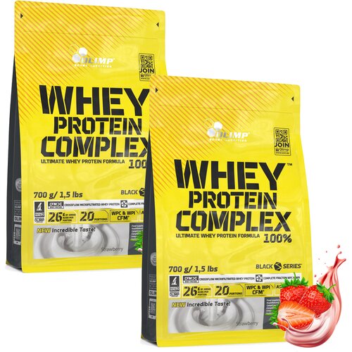 Odżywka białkowa OLIMP Whey Protein Complex 1 Truskawkowy 2 x 700 g