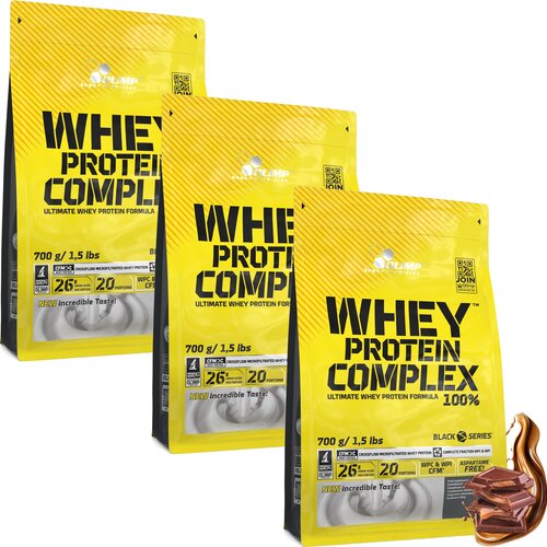 Odżywka białkowa OLIMP Whey Protein Complex 1 Czekoladowo-karmelowy 3 x 700 g