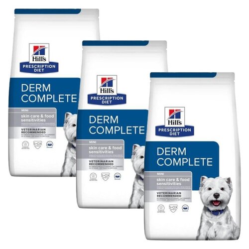 Karma dla psa HILLS PD Canine Derm Complete Mini 3 x 1 kg