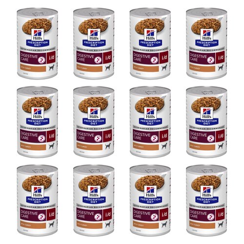 Karma dla psa HILL'S Prescription Diet Canine I/D Indyk 12 x 360 g
