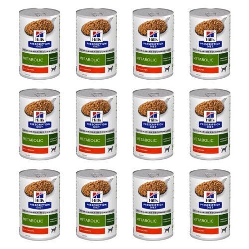 Karma dla psa HILL'S Prescription Diet Canine Metabolic Kurczak 12 x 370 g